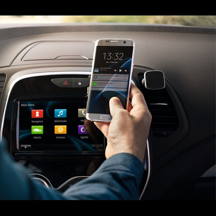 Renault Portable Smartphone Holder - Vent Mounted & Magnetic