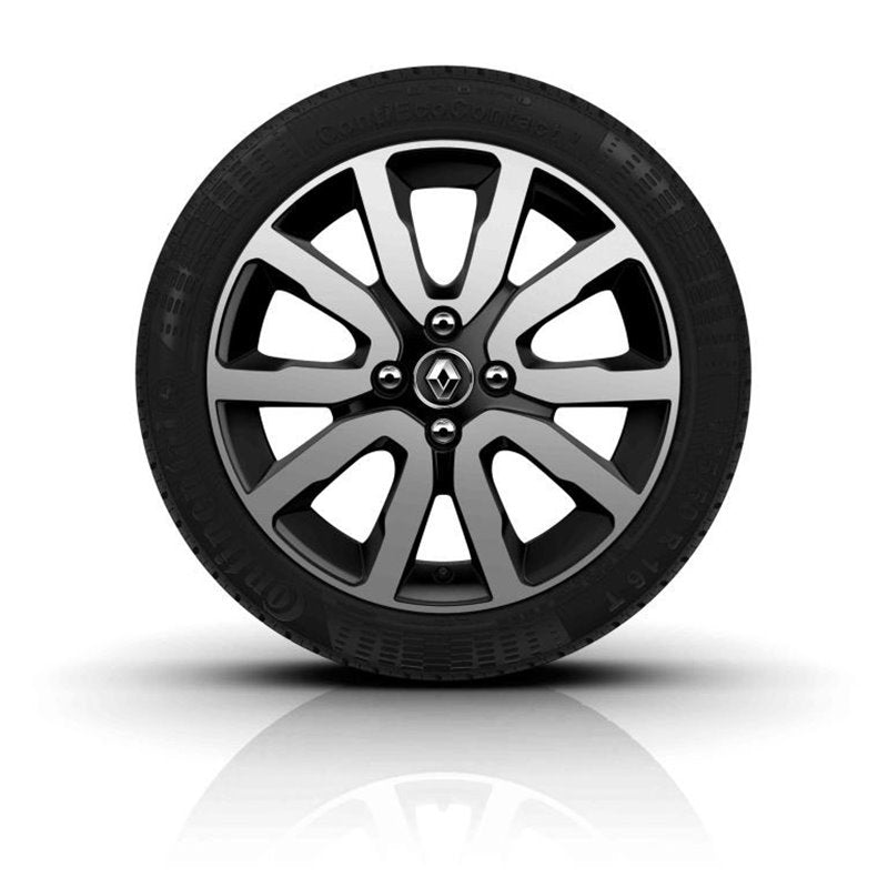 Renault 16" Rear Emblem Alloy Wheel, Black Diamond - Twingo III