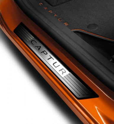 Renault Sill Plates Front - Black Glossy For Captur
