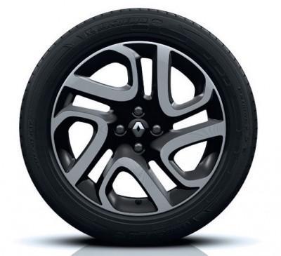Renault  17" Alloy Wheel, Black Diamond-Effect -Captur